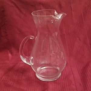 Princess House Crystal Pitcher
